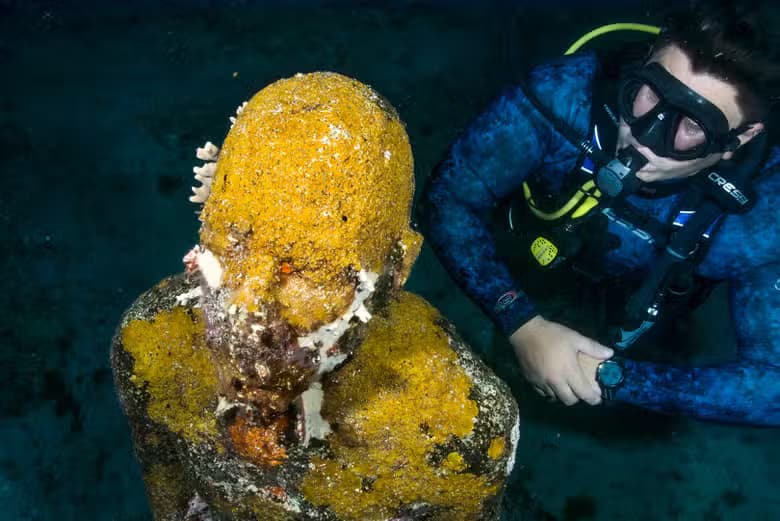 Buceo nocturno en Cancún - photo 6