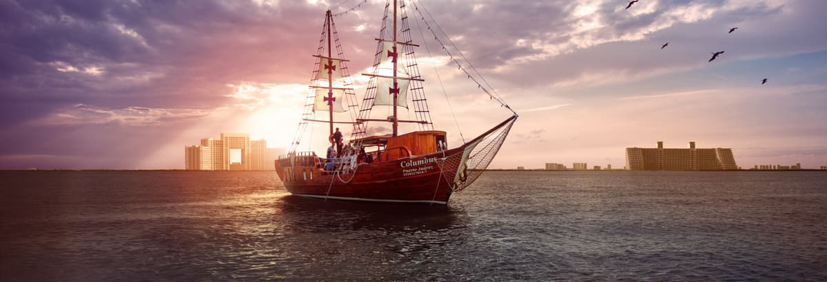 Crucero con cena en galeón al atardecer - photo 1
