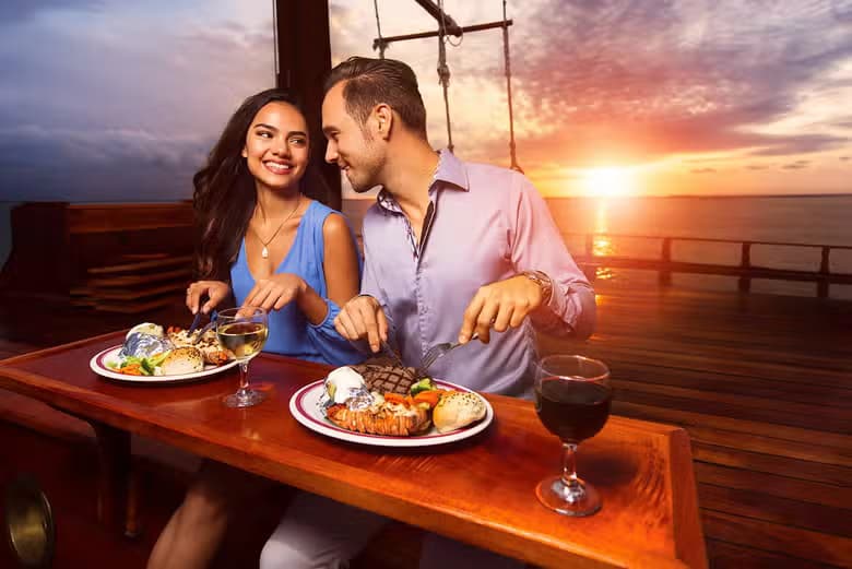 Crucero con cena en galeón al atardecer - photo 3