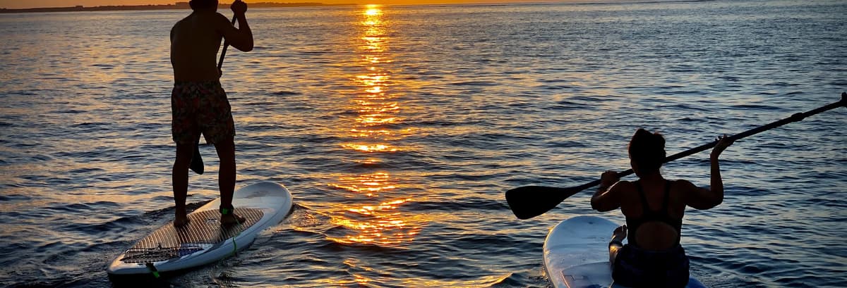 Paddle surf en Cancún al amanecer - photo 1