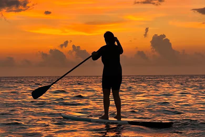 Paddle surf en Cancún al amanecer - photo 5